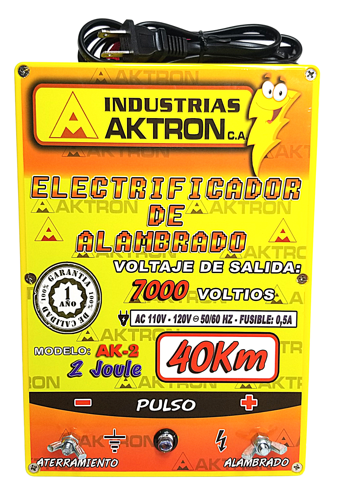 Energizador AKTRON 110V-40km