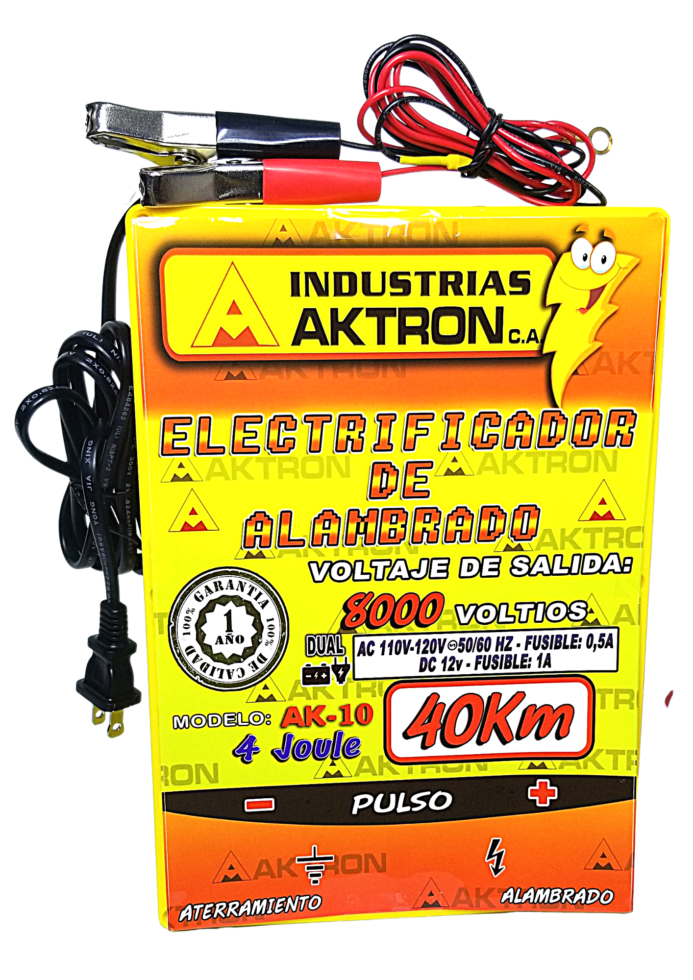 Energizador AKTRON DUAL-40km