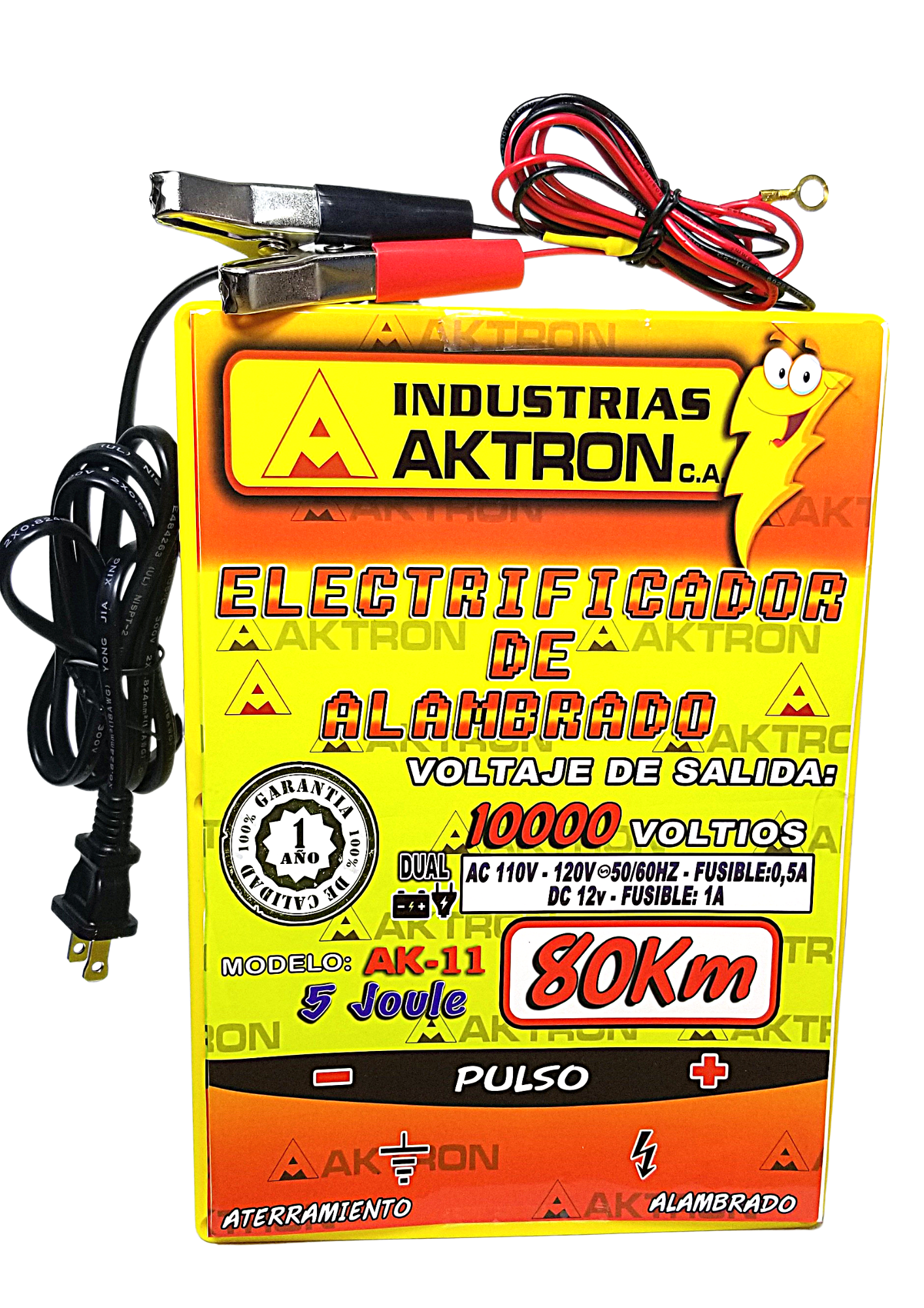 Energizador AKTRON DUAL-80km