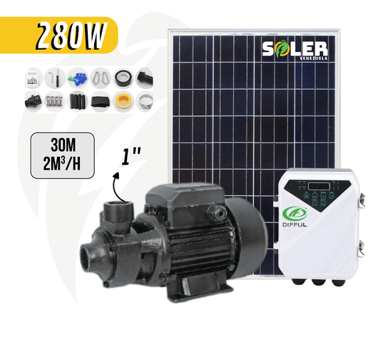 Bomba Solar Superficial 1" 30m 24V-280W