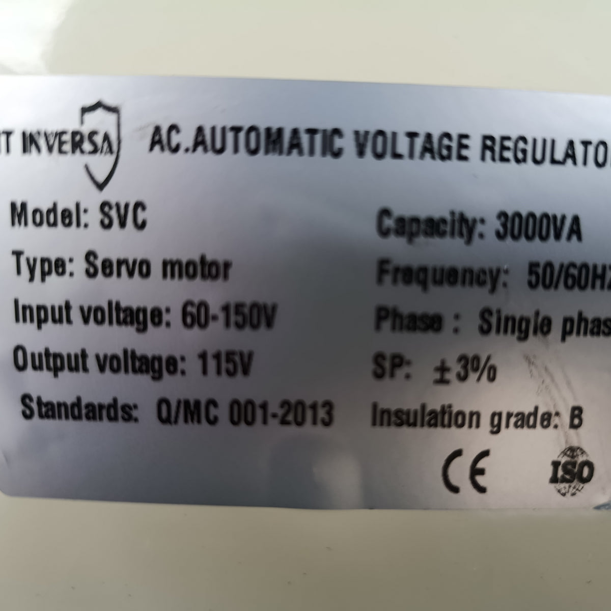 Estabilizador y elevador de voltaje 110V | 3KVA