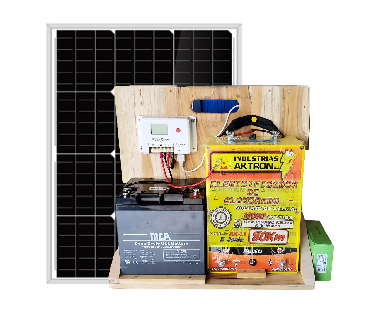 Kit Cerca Eléctrica con Sistema Solar 80Km