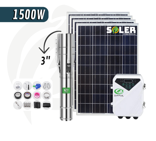 Bomba Solar Sumergible DSC 4/6" 31m 110V-1500W