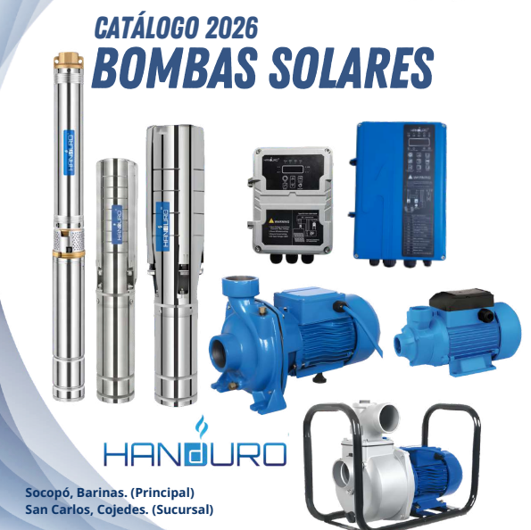 BOMBAS DE AGUA SOLARES HANDURO