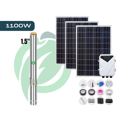 Bomba Solar Sumergible DPC 3" 84m 110V-1100W