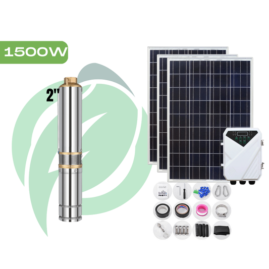 Bomba Solar Sumergible DLR 4" 100m 110V-1500W