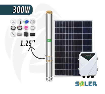 Bomba Solar Sumergible DPC 3" 35m 24V-300W