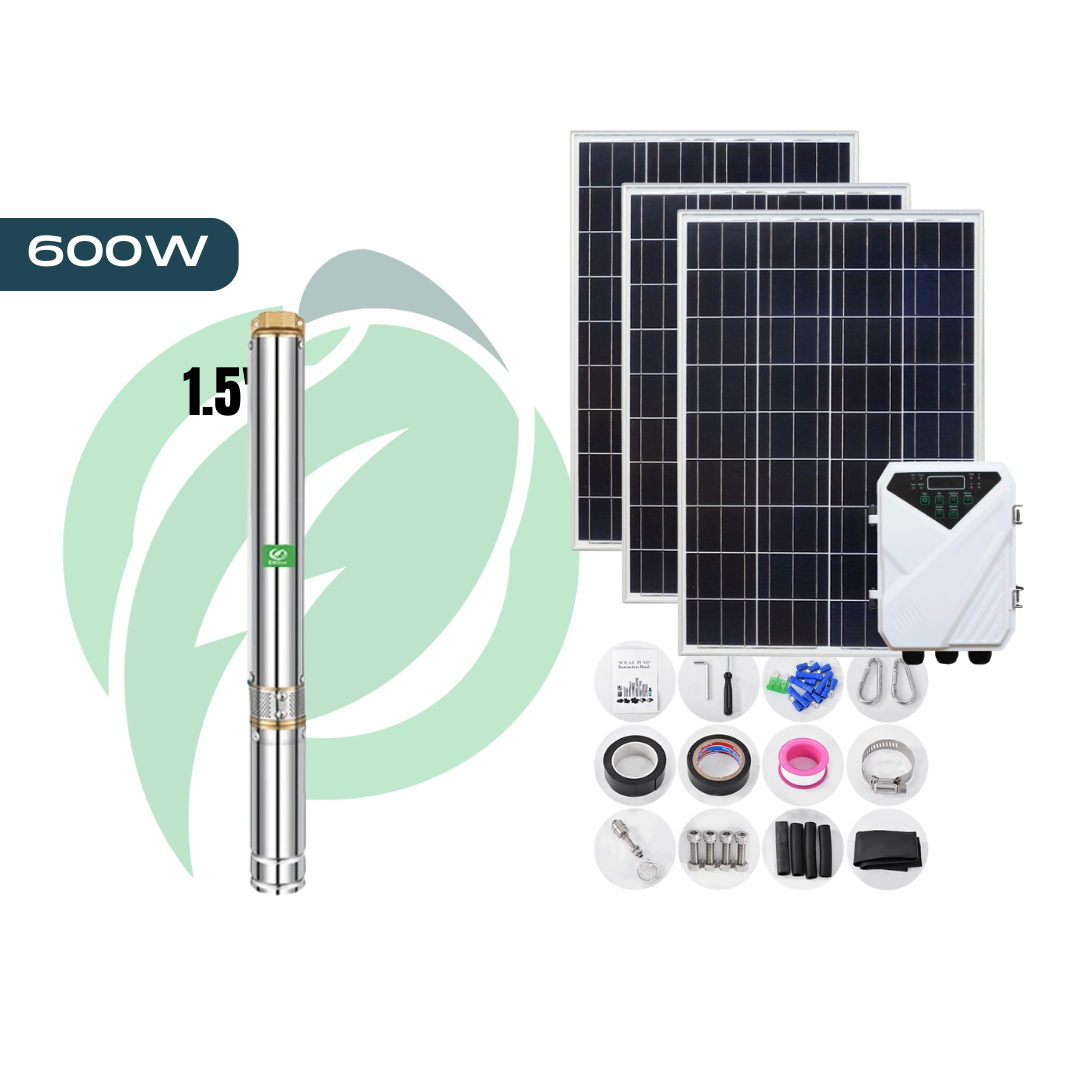 Bomba de Agua Solar Sumergible DPC 3" 50m 48V-600W