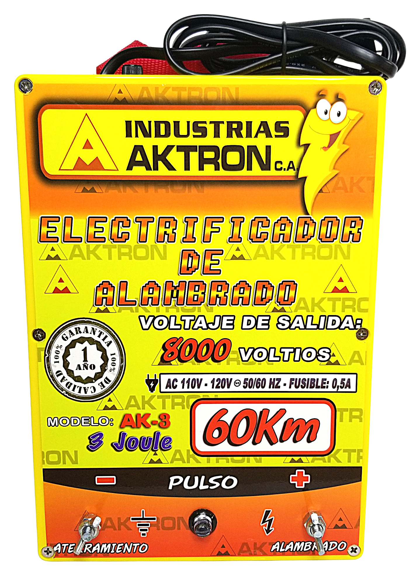 Energizador AKTRON 110V-60km