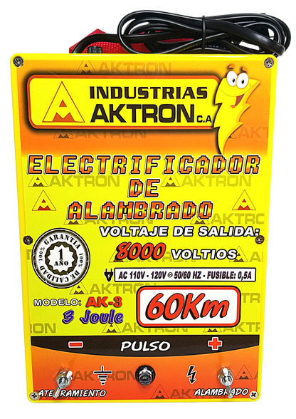 Energizador AKTRON 110V-60km