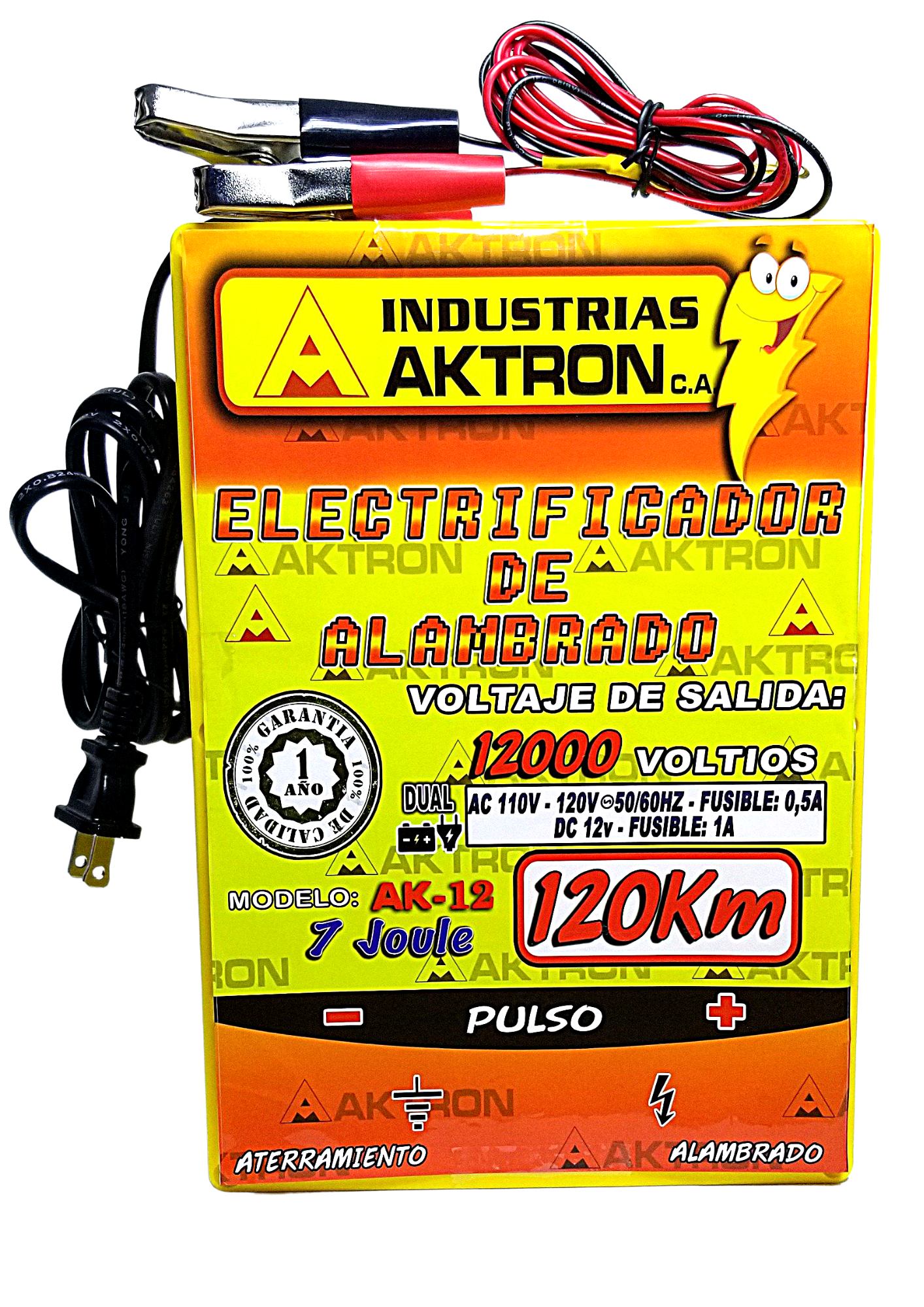 Energizador AKTRON DUAL-120km