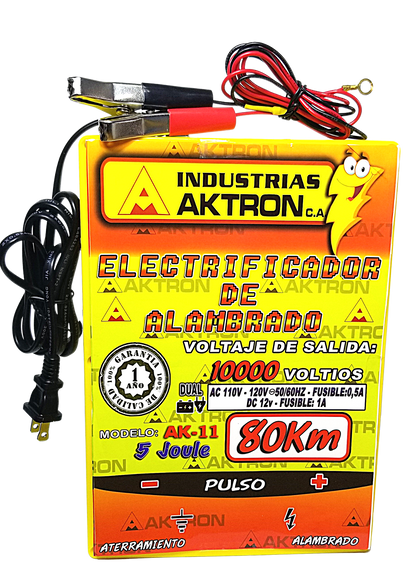 Energizador AKTRON DUAL-80km