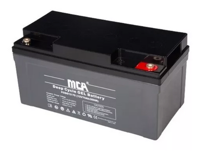 Batería de Gel MCA 12V 70Ah | Ciclo Profundo