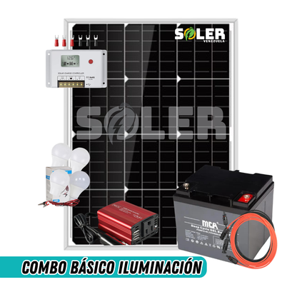 KIT DE SISTEMA SOLAR PARA ILUMINACIÓN