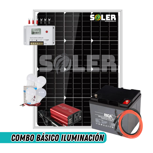 KIT DE SISTEMA SOLAR PARA ILUMINACIÓN