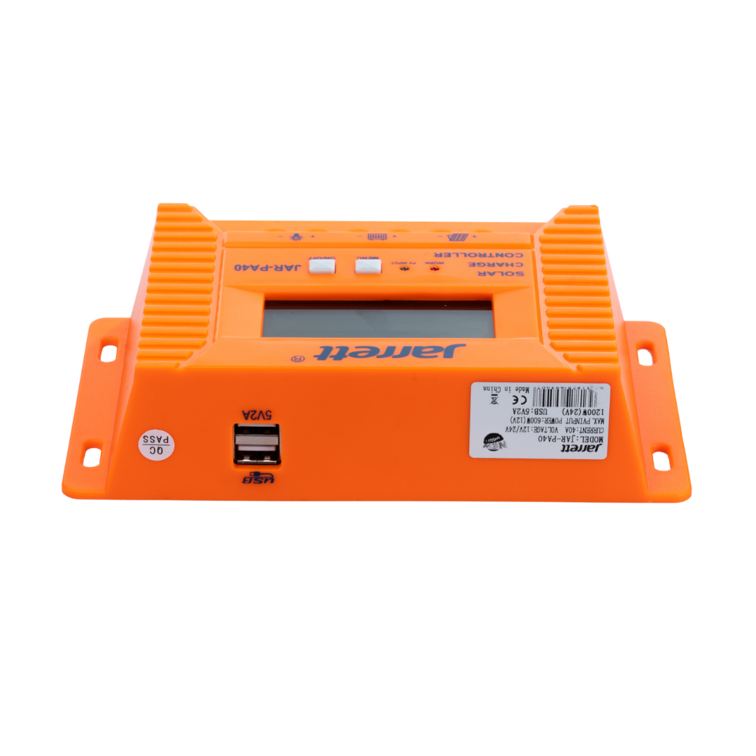 Controlador de Carga Solar Jarret PWM 10A hasta 40A