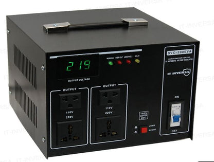 Estabilizador y Elevador de voltaje 110v/220v | 2KVA