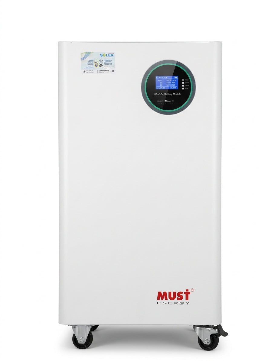Batería de litio LifePO4 MUST 48V-300Ah | 6000 ciclos