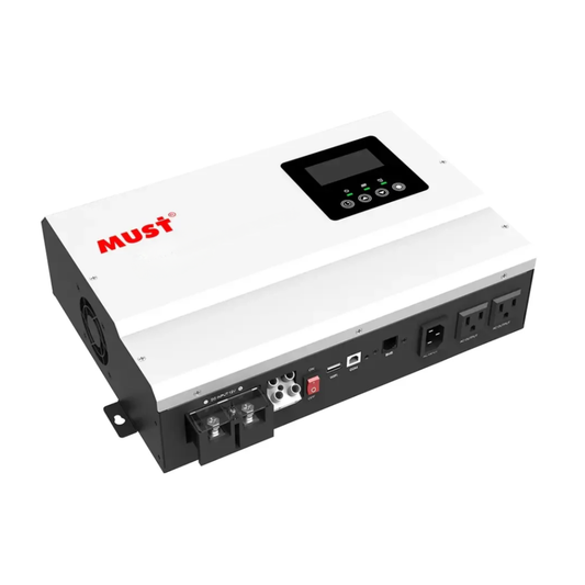 Inversor Híbrido Solar MUST 1.5KW 24V | Salida 120VAC