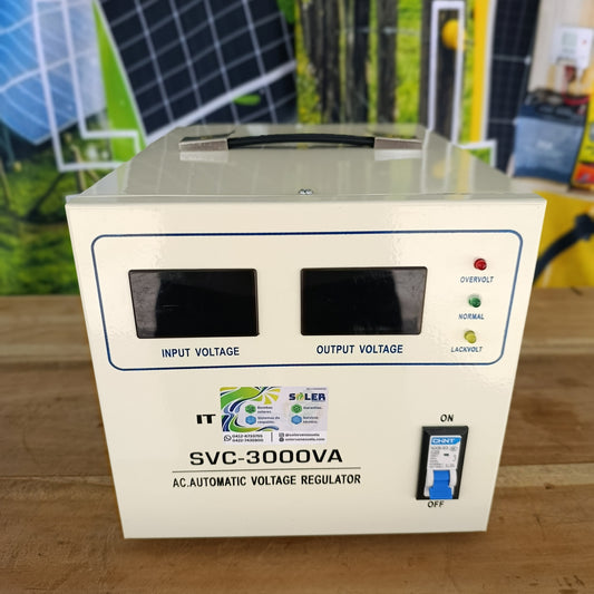 Estabilizador y elevador de voltaje 110V | 3KVA