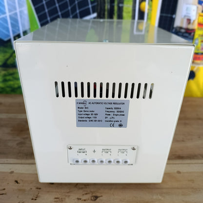 Estabilizador y elevador de voltaje 110V | 5KVA