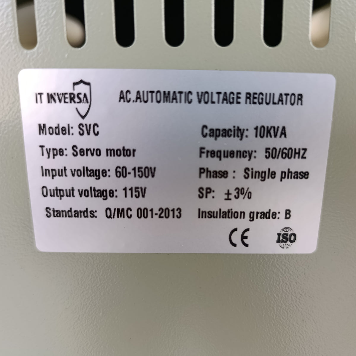 Estabilizador y elevador de voltaje 110V | 10KVA