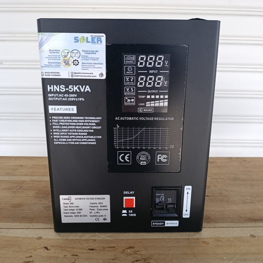 Estabilizador y elevador de voltaje 220V-HNS | 5KVA
