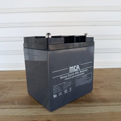 Batería de Gel MCA  12V 26Ah | 2000 ciclos