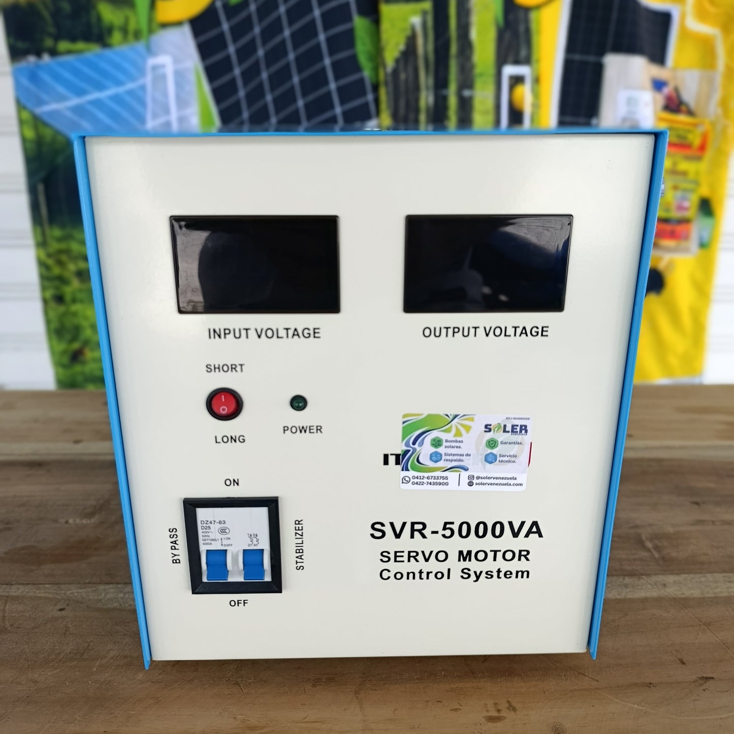 Estabilizador y elevador de voltaje 220V | 5KVA