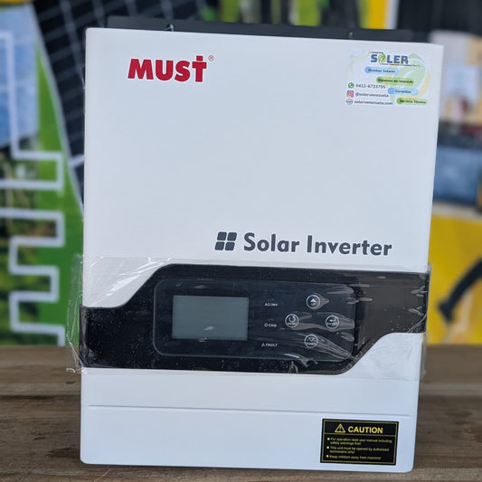 Inversor Híbrido Solar MUST 1.5KW 12V 60A | Salida 110V