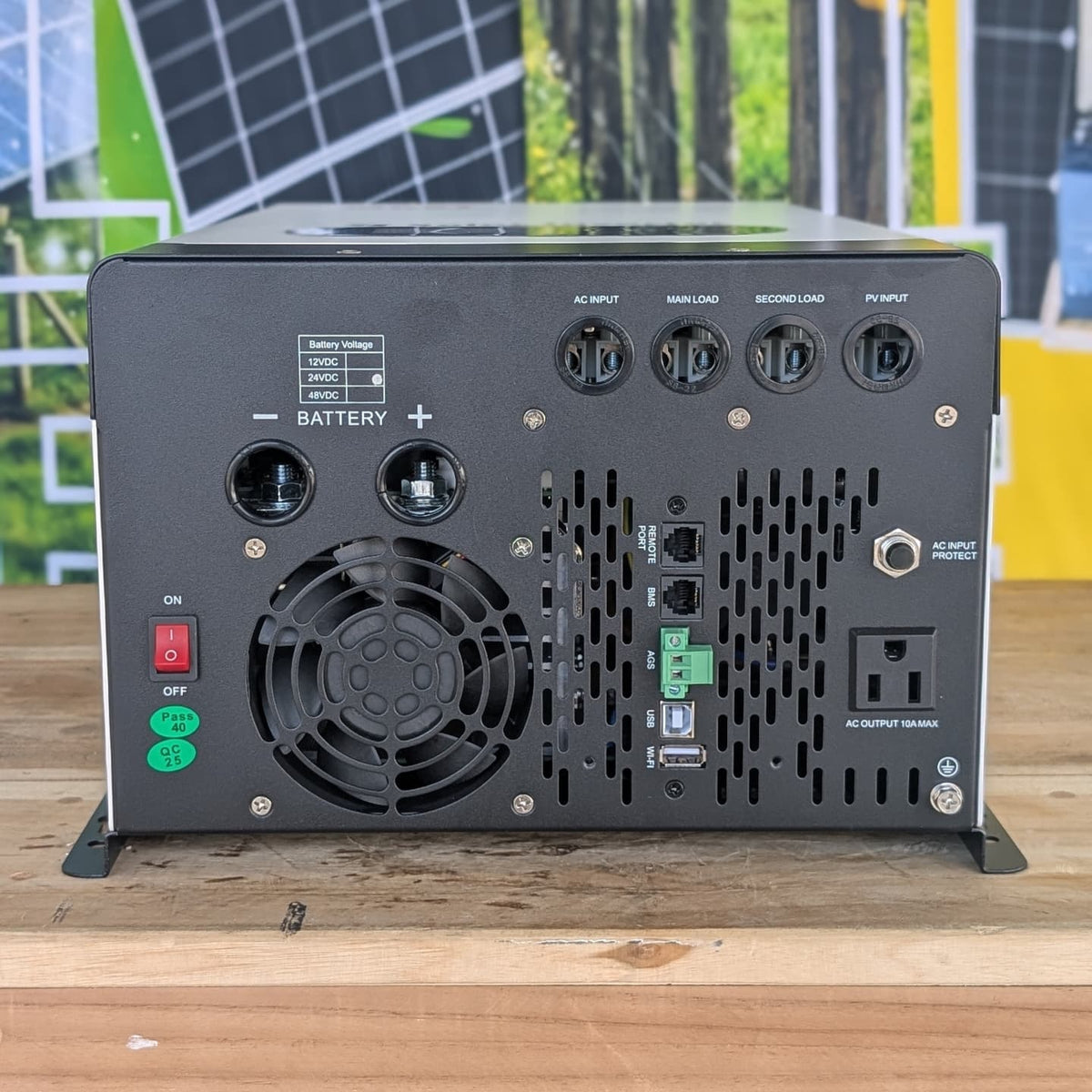 Inversor Híbrido Solar MUST 3KW 24V 80A | Salida 110V