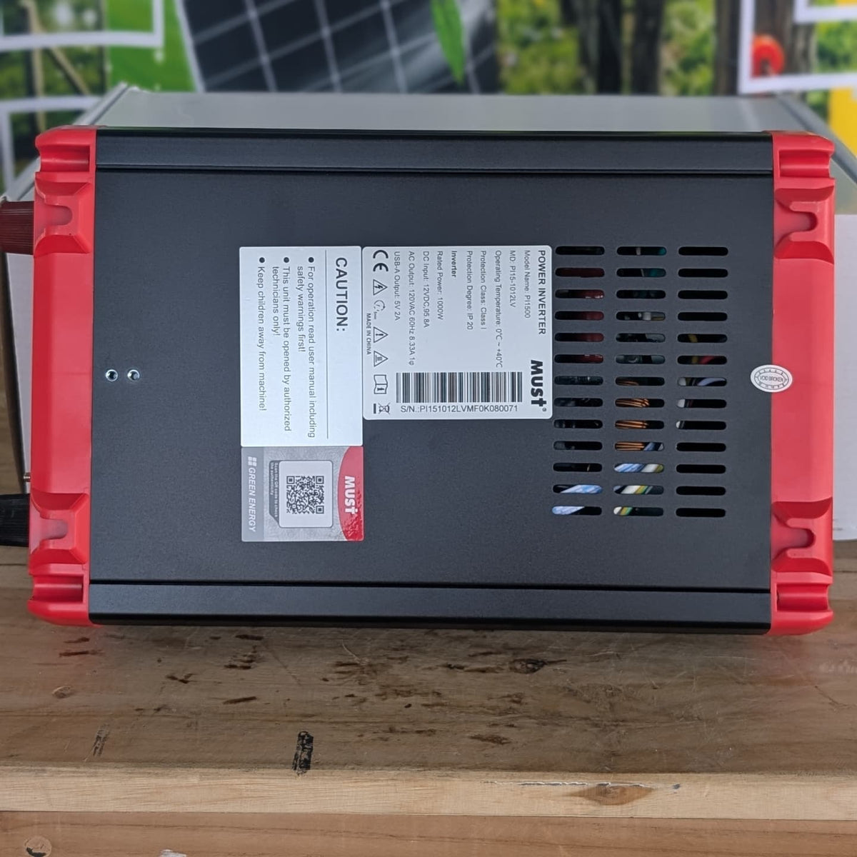Inversor MUST 12V-1KVA OP 110V