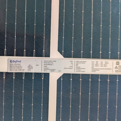 Panel Solar Monocristalino 450W BegProd Bifacial