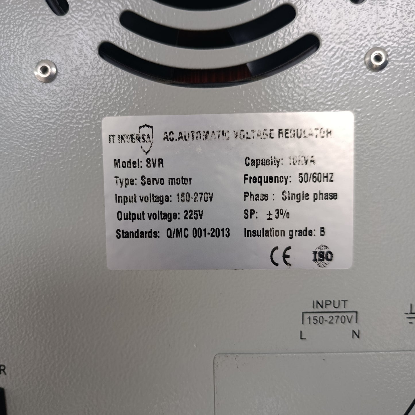Estabilizador y elevador de voltaje 220V | 10KVA