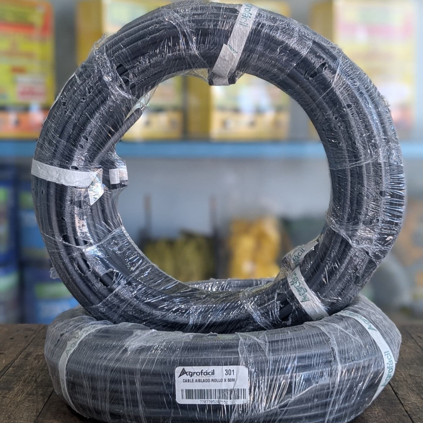 Cable Aislado rollo de 50Mtrs