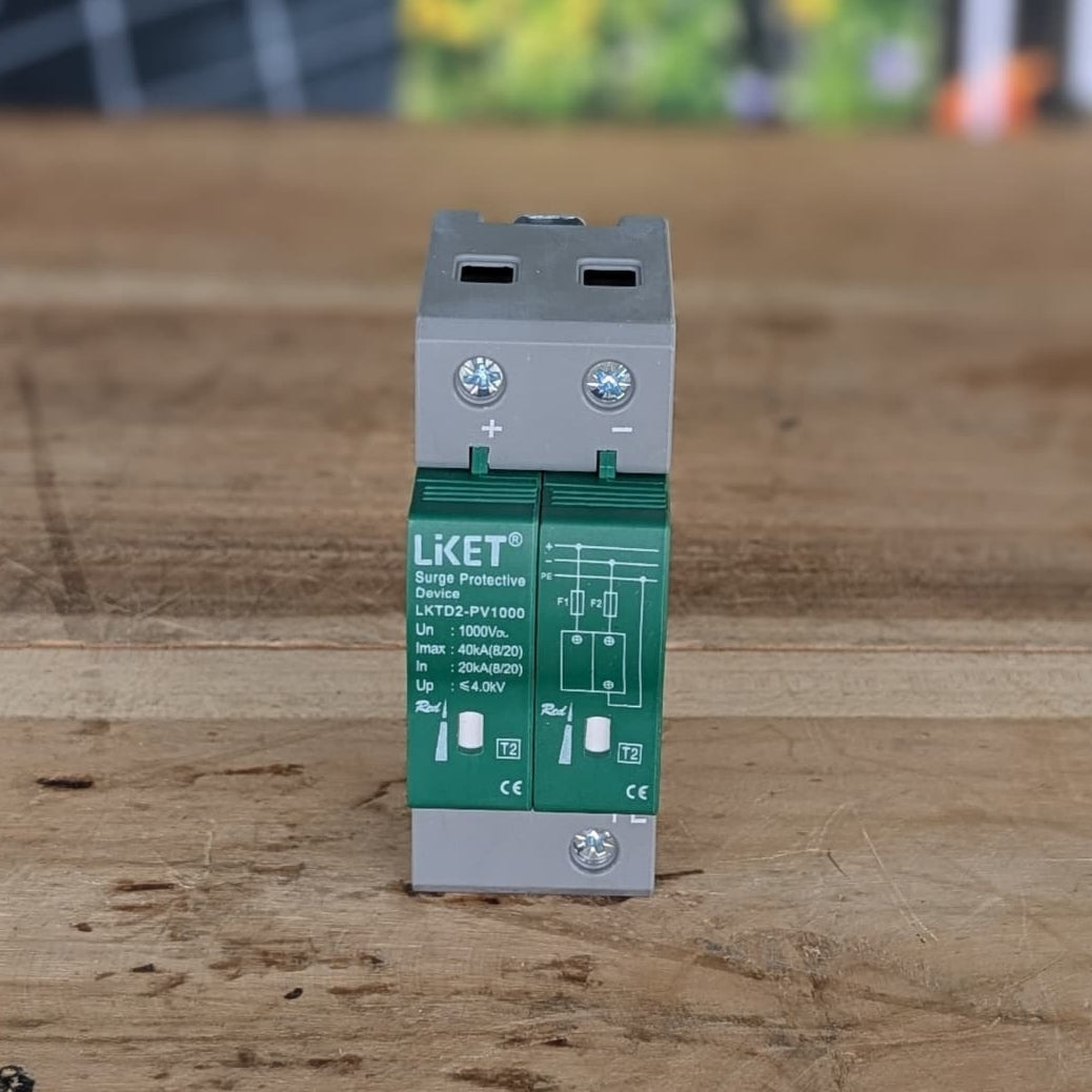 Protector Eléctrico LKET 2P | 1000V DC