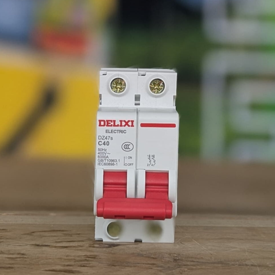 Breaker Termomagnético DELIXI 40A AC 2P