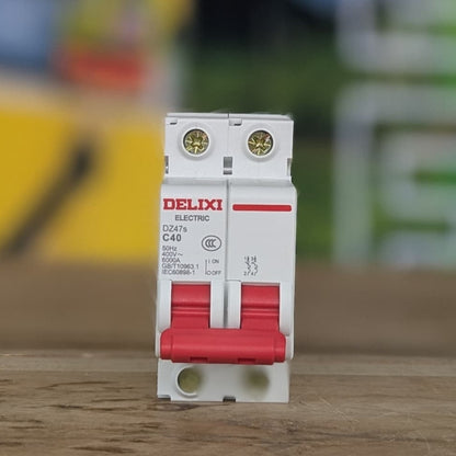 Breaker Termomagnético DELIXI 40A AC 2P