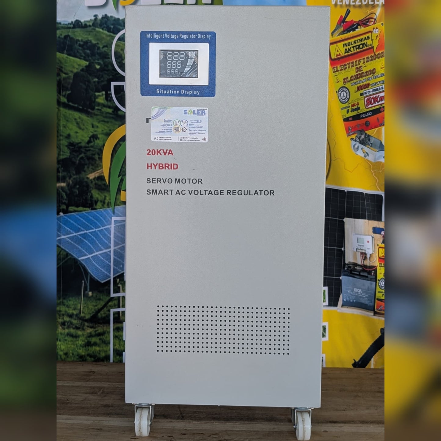 Estabilizador y elevador de voltaje 220V | 20KVA