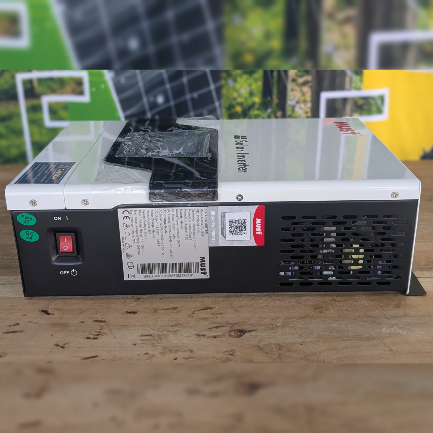Inversor Híbrido Solar MUST 1KW 12V 60A | Salida 120VAC