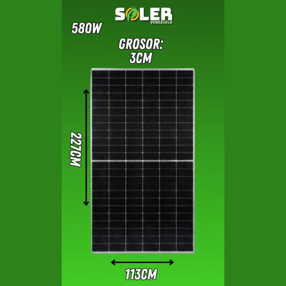 Panel Solar Monocristalino 580W BegProd