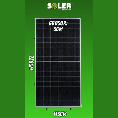 Panel Solar Monocristalino 610W BegProd Bifacial