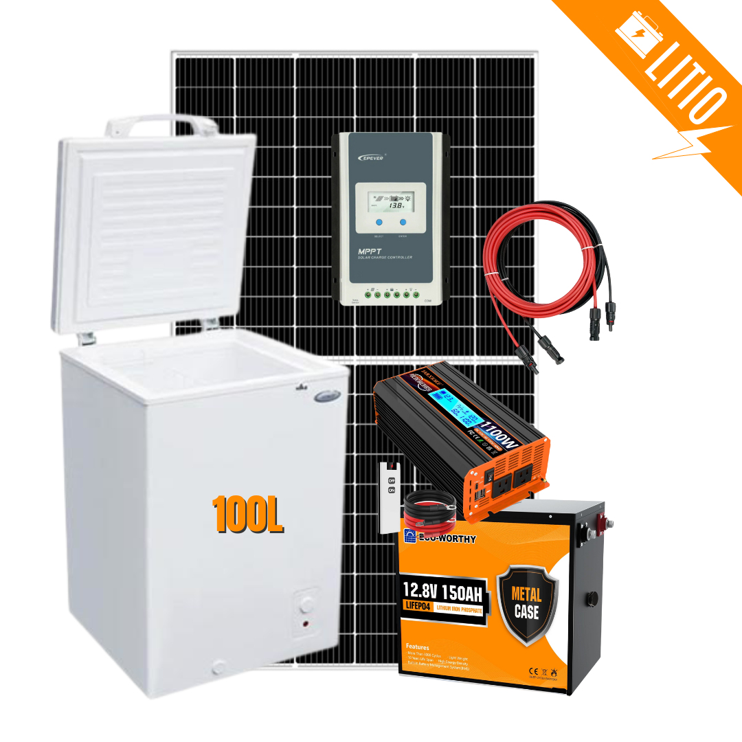 KIT DE SISTEMA SOLAR PARA CONGELADOR 110V 100L