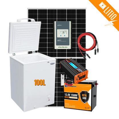 KIT DE SISTEMA SOLAR PARA CONGELADOR 110V 100L