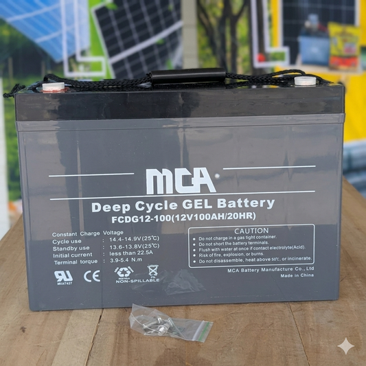Batería de Gel 12V-100Ah MCA