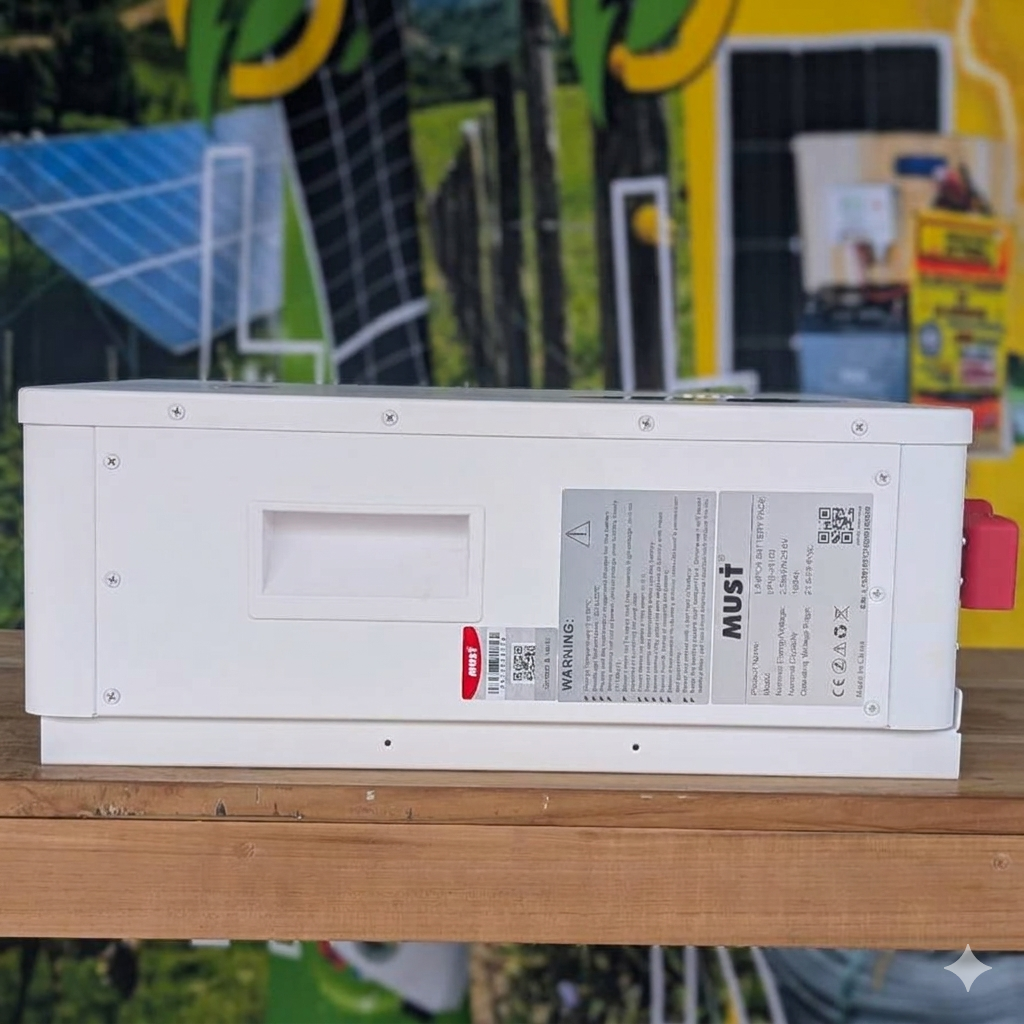 Batería de litio LifePO4 MUST (Pared) 24V-100Ah | 6000 Ciclos