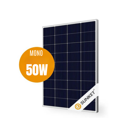 Panel Solar Monocristalino 50W